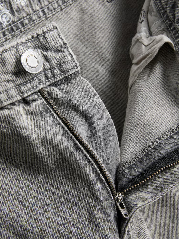 Primark Loose Cargo Jeans for Men – Grey Wash