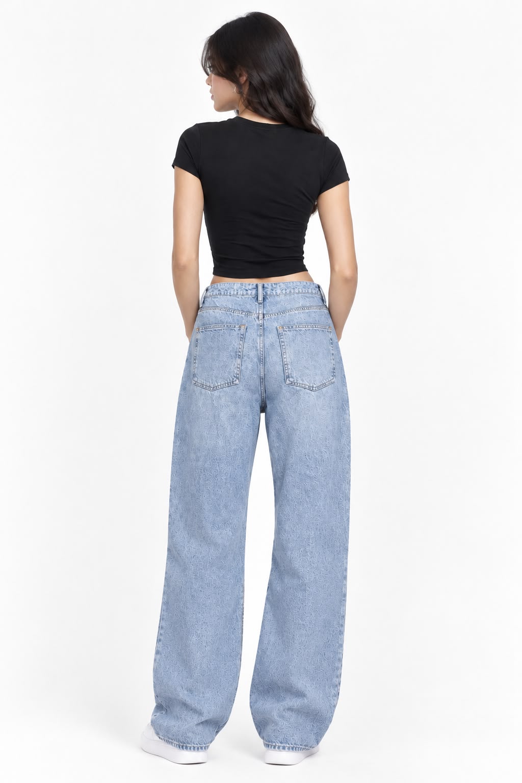 H&M STRAIGHT DENIM