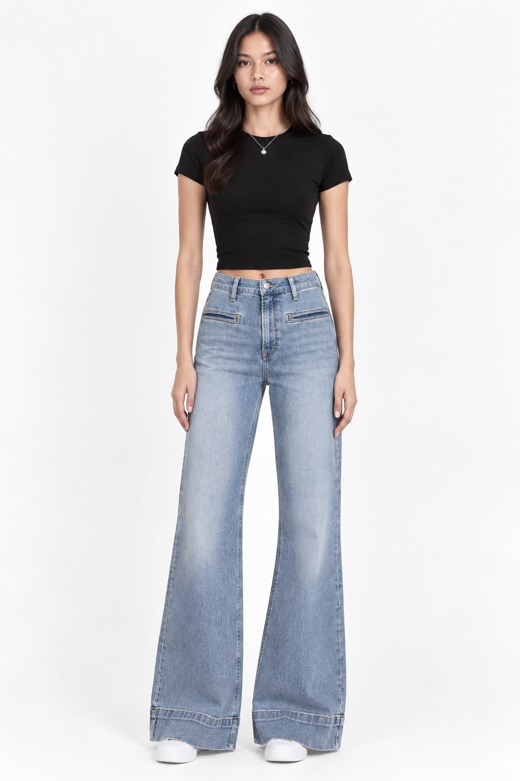 C&A Longline Flare Denim