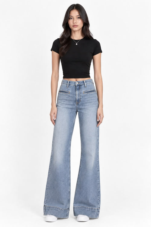 C&A Longline Flare Denim