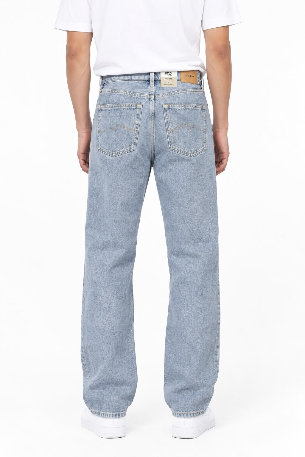 M&S Mid Blue Straight Denim