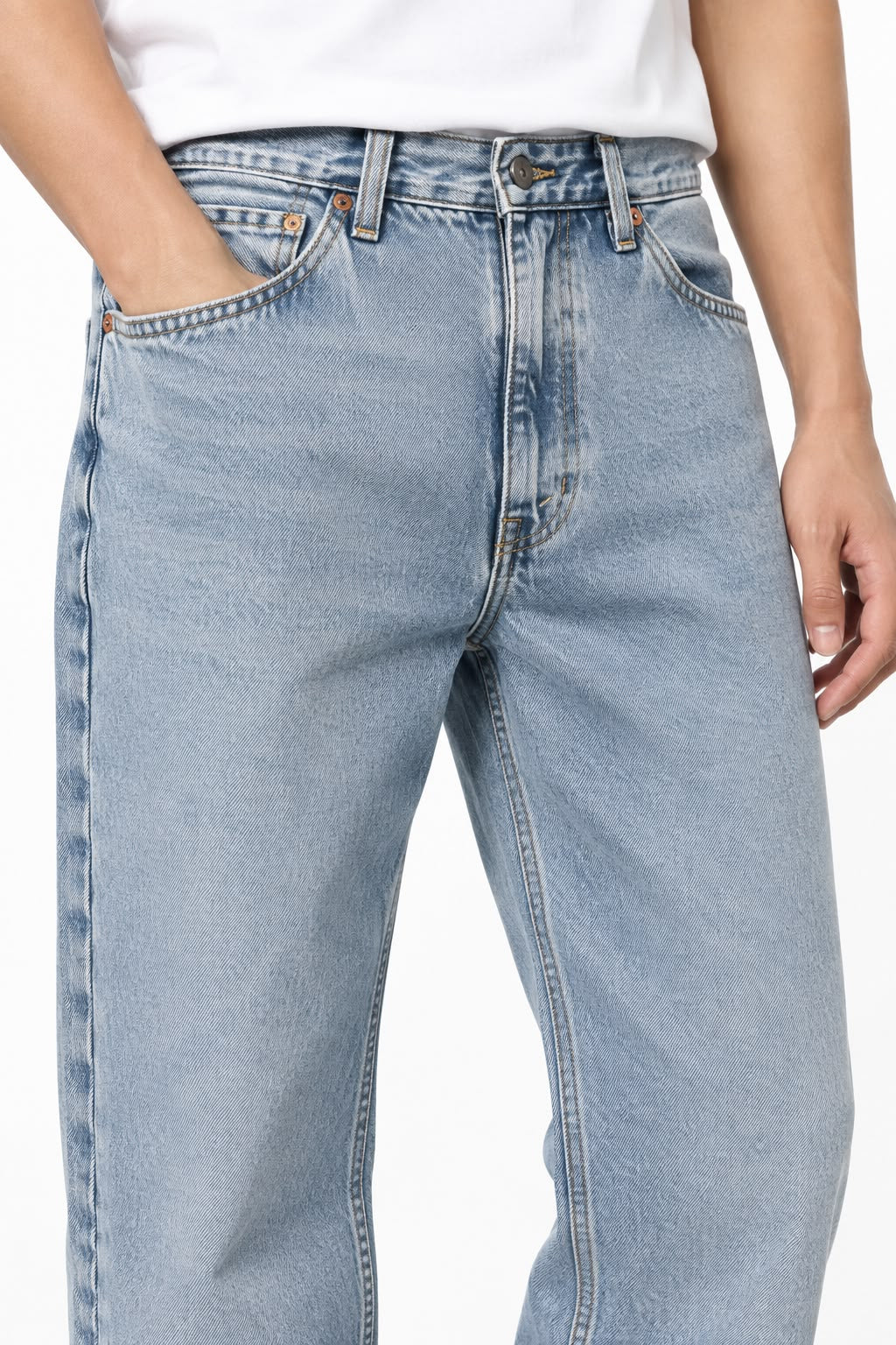 M&S Mid Blue Straight Denim