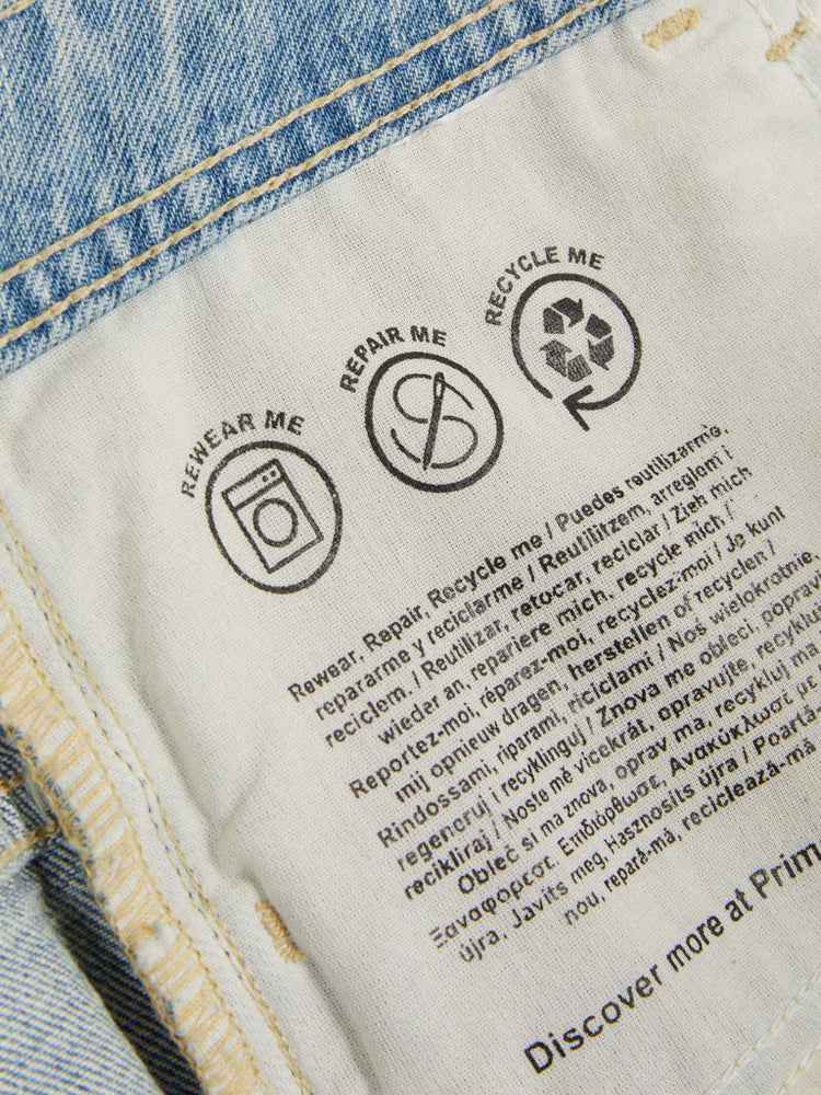 Primark Relaxed Fit Jeans for Men – Light Blue Wash