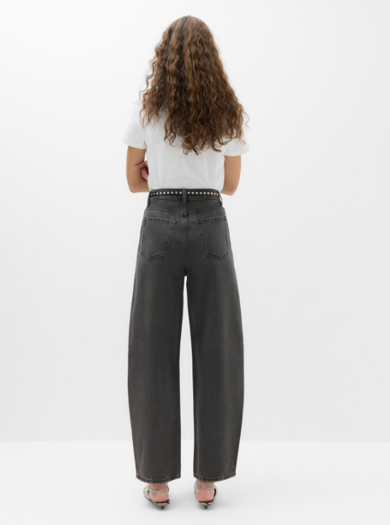 M&S Balloon Fit Jeans for Women – Grey