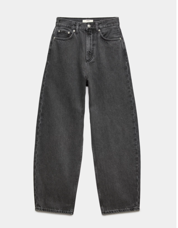 M&S Balloon Fit Jeans for Women – Grey