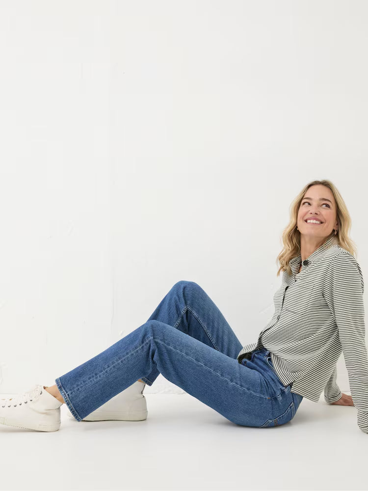 FatFace Straight Fit Jeans for Women – Blue Wash