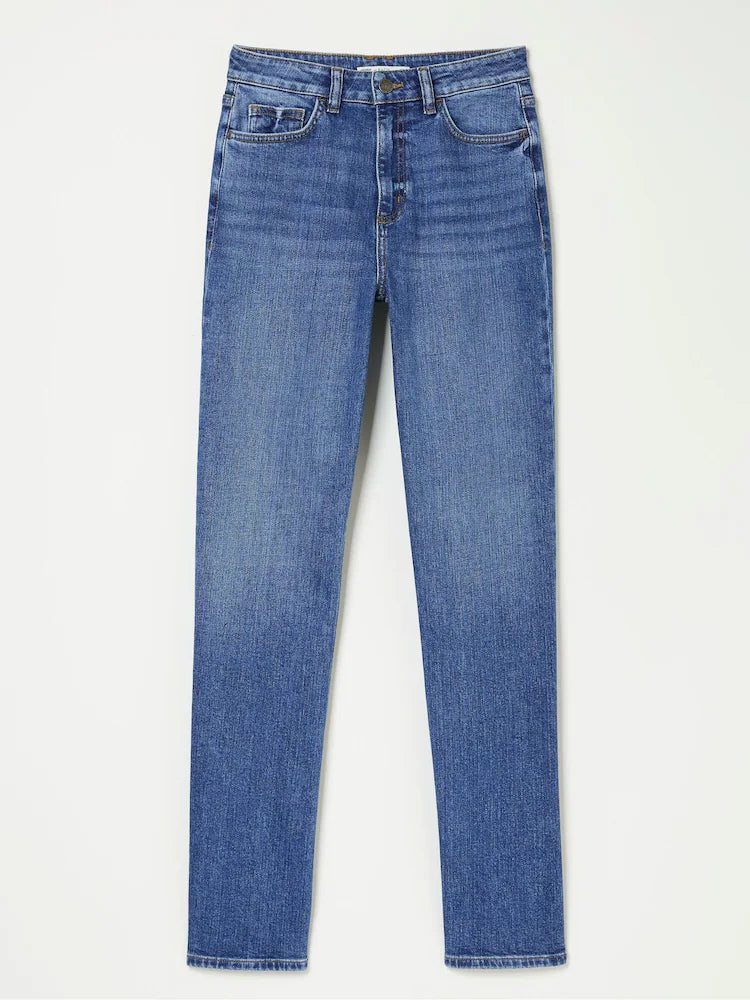 FatFace Straight Fit Jeans for Women – Blue Wash
