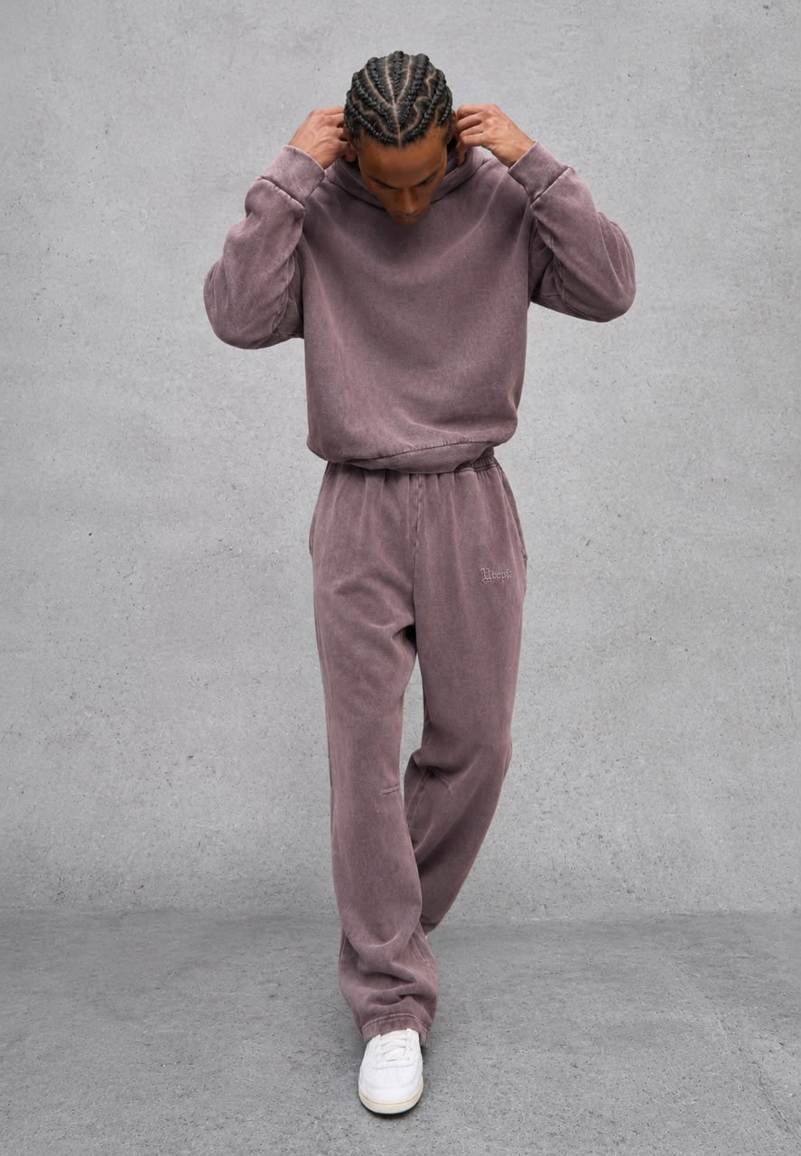 Sutopia Baggy Trouser - Acid Wash Tea Pink