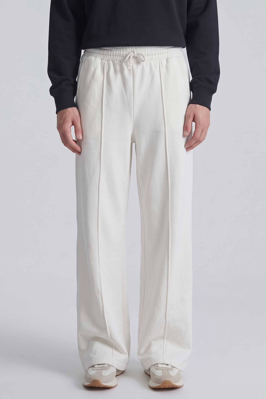 Bershka Trouser - White Grey