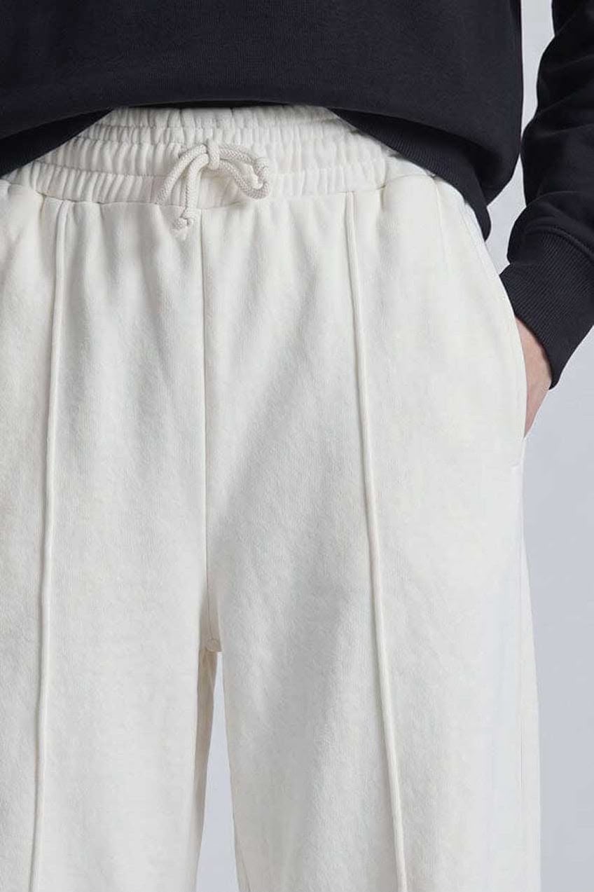 Bershka Trouser - White Grey