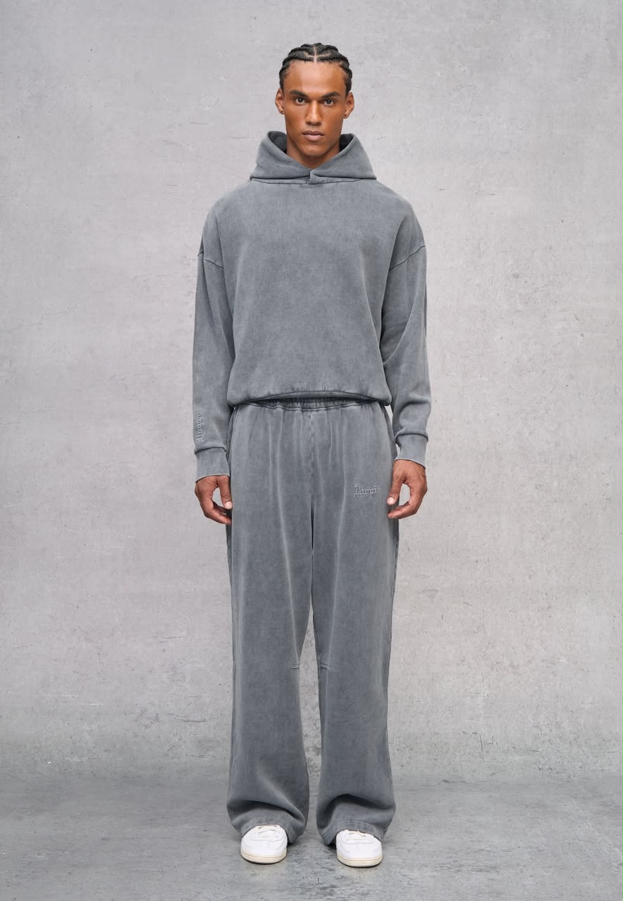 Sutopia Trouser - Grey Acid Wash