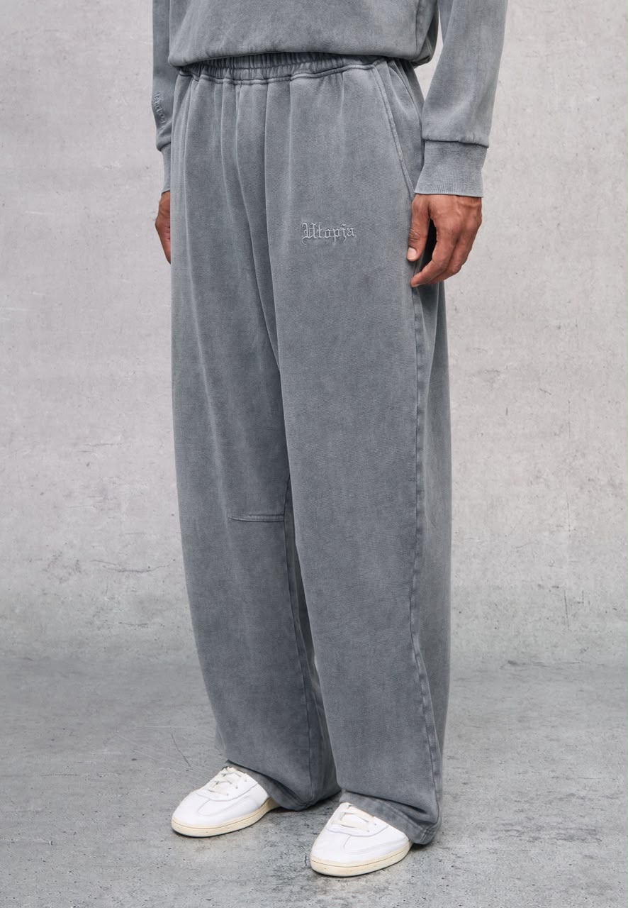 Sutopia Trouser - Grey Acid Wash