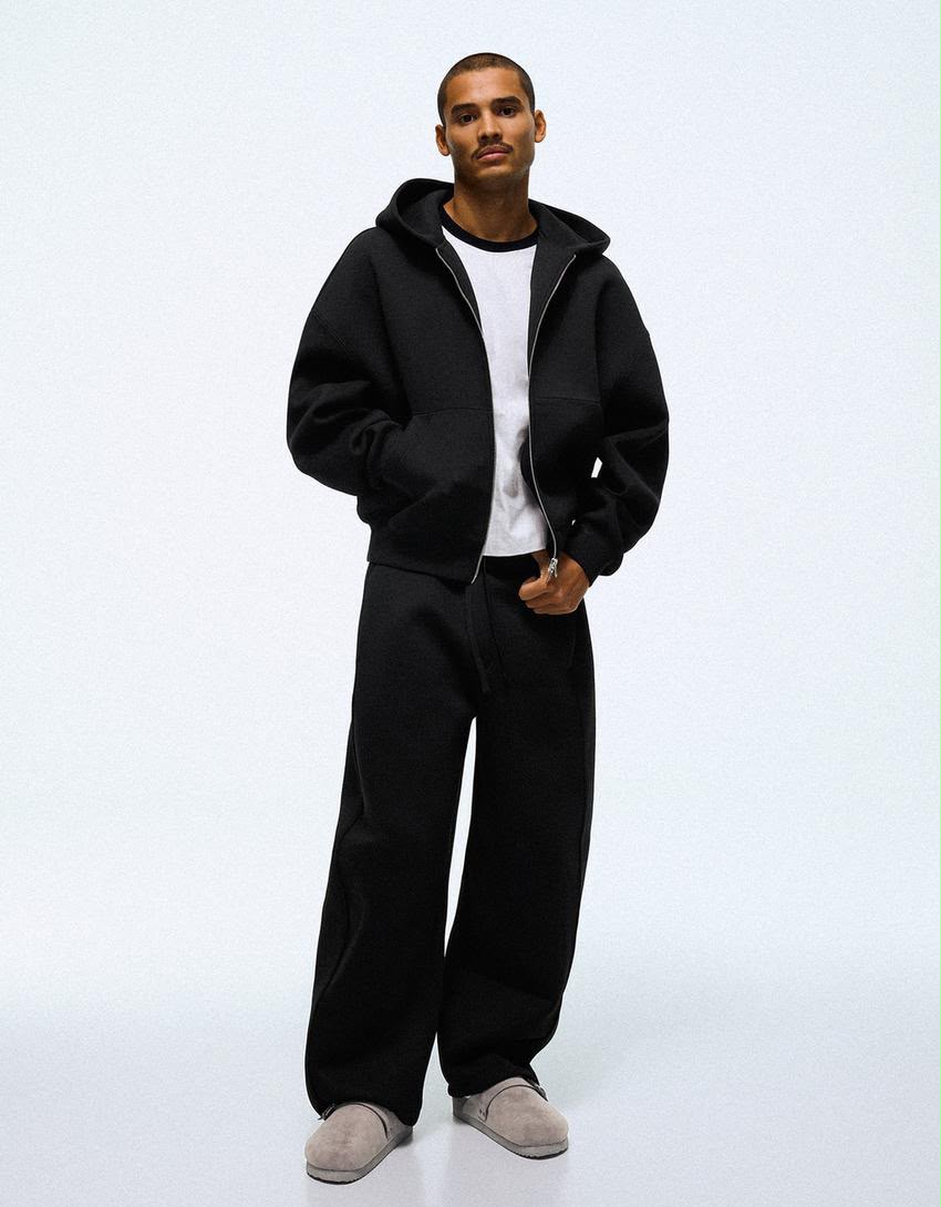 Bershka Trouser - Black