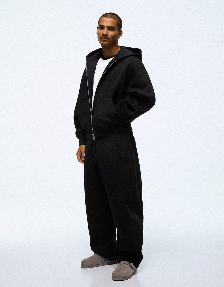 Bershka Trouser - Black