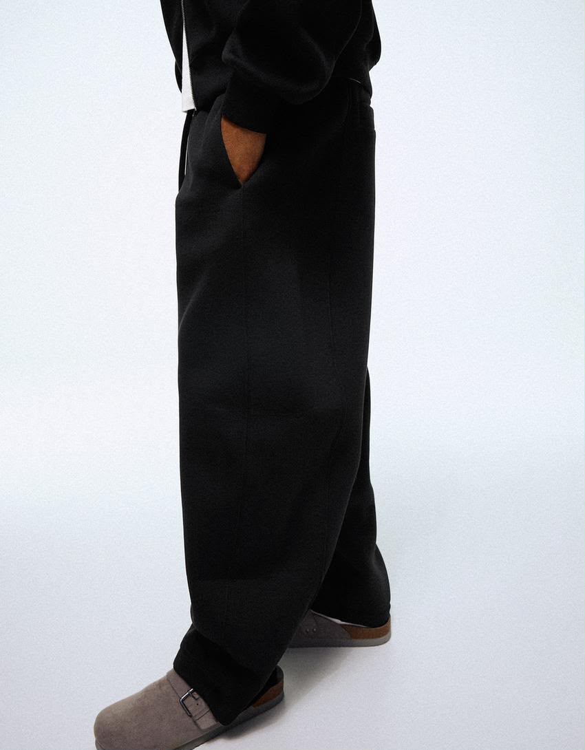Bershka Trouser - Black